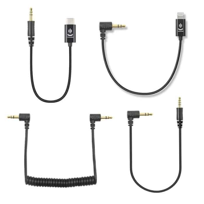 Für Rode Mikrofon YICHUANG Adapter Audiokabel, 3.5mm To 8 Pin, 3.5mm To Type -C, 3.5mm TRS to TRS, 3.5mm TRS to TRRS – Bild 2