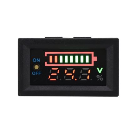 Elektroauto-Lithium-Batterie-Spannungsleistungsmesser-Anzeigeschalter, 6-30V, 7-100V
