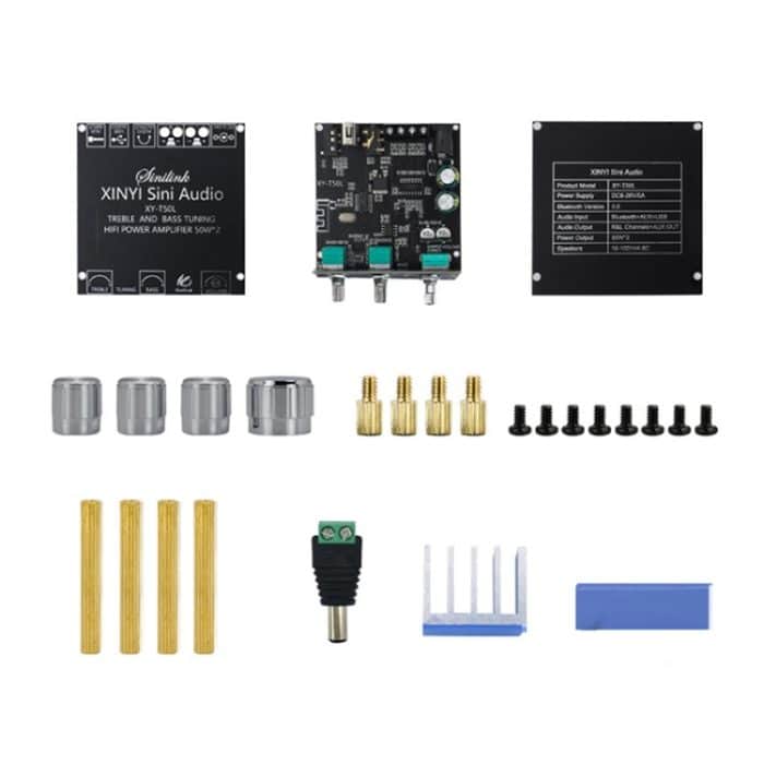 XY-T50L 12V Bluetooth 5.0 Audio Digital Class D Empfängermodul mit Verstärker – Bild 2