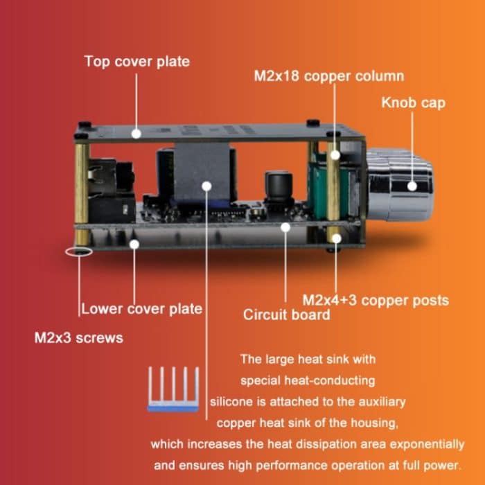 XY-T50L 12V Bluetooth 5.0 Audio Digital Class D Empfängermodul mit Verstärker – Bild 4