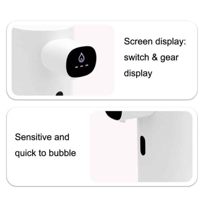 S2 Schaumseifengerät, berührungslose, vollautomatische Handwaschmaschine für den Hausgebrauch, S2 White, S2 Light Yellow – Bild 3