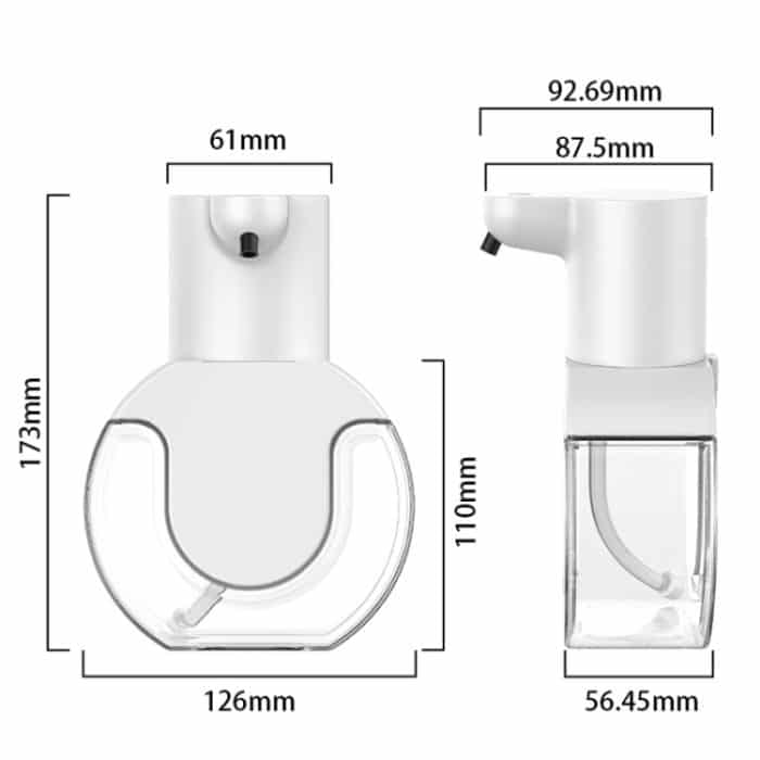 P10 Automatischer Induktions-Reinigungsmittel-Desinfektions-Heimschaum-Seifenspender, Stil:, P10 Drop, P10 Bubble – Bild 3
