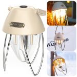 TG-ZP04401 Retro-Campingleuchte, wiederaufladbar, dreifarbige Lichtquelle, Zeltleuchte, TG-ZP04401