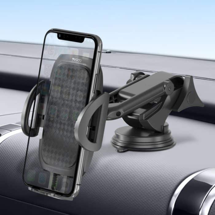 Yesido C111 Doppelpolige drehbare Teleskoparm-Autohalterung, Double Pole Rotating – Bild 6