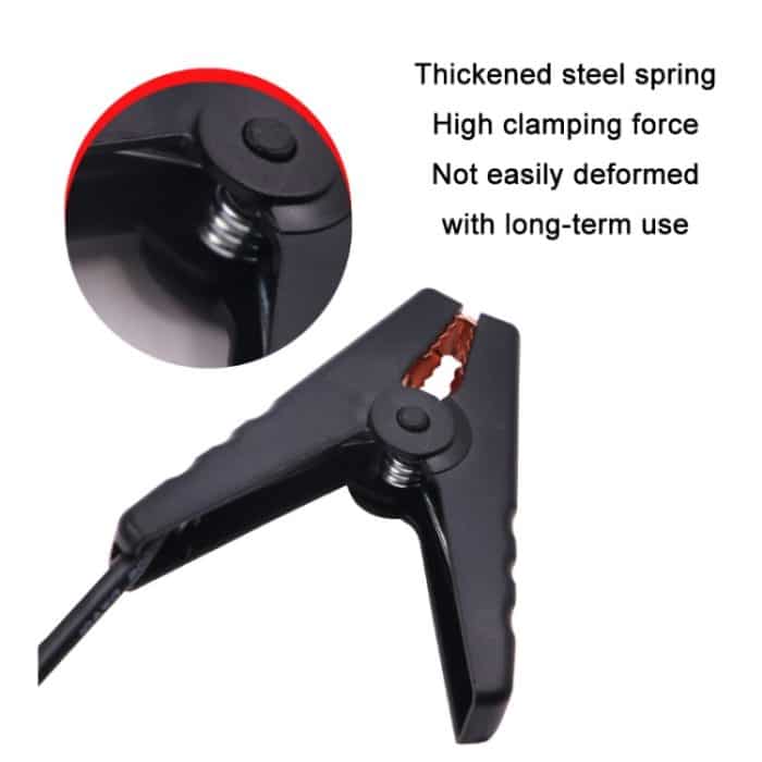 Auto-Notstarter-Strombatterie-Anschluss- und Feuerzeugkabel, Large Clip – Bild 5