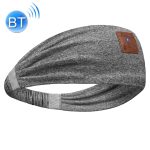Bluetooth-Stirnband-Kopfhörer-Schlafmaske für Seitenschläfer, Workout, Laufen, Sleep Mask Hemp Gray