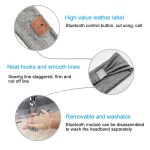 Bluetooth-Stirnband-Kopfhörer-Schlafmaske für Seitenschläfer, Workout, Laufen, Sleep Mask Hemp Gray – Bild 3