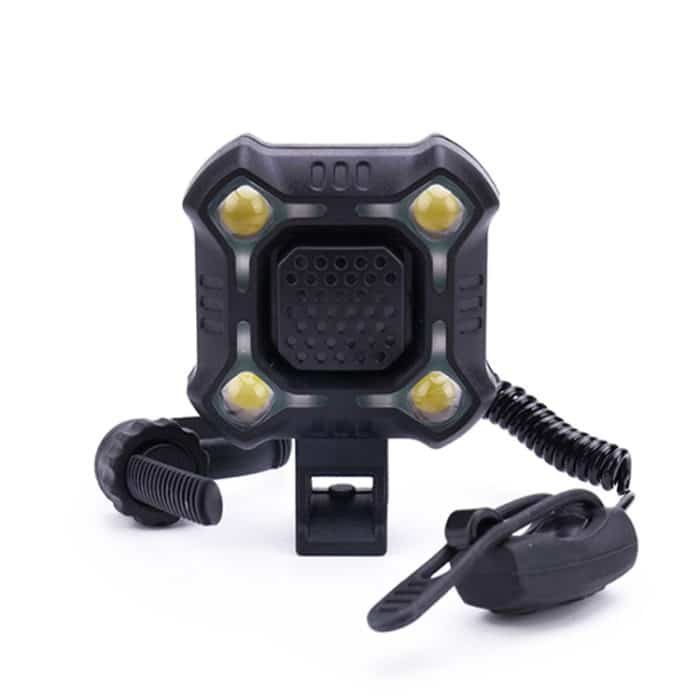 TBD0603173201A.jpg 2 In 1 Fahrrad 140db Glocke 4 Lampe Fahrradlicht Fahrradhupe 5-Töne Alarm, 5-sounds Alarm(Black), 5-sounds Alarm(Red), 5-sounds Alarm(Blue) – Bild 1