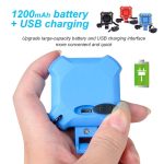 2 In 1 Fahrrad 140db Glocke 4 Lampe Fahrradlicht Fahrradhupe 5-Töne Alarm, 5-sounds Alarm(Black), 5-sounds Alarm(Red), 5-sounds Alarm(Blue) – Bild 4