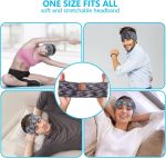 Bluetooth-Kopfhörer mit kabellosem Kopfband, schnell trocknend, zum Schlafen, mit HD-Lautsprechern, Stripe Black – Bild 4