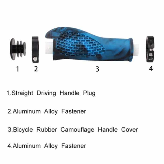 MZYRH 1 Paar Mountainbike-Fahrrad-Lenkergriff-Schutzhüllen, MZYRH White and Blue, MZYRH Black and Yellow, MZYRH Dark Green, MZYRH  Black and Red, MZYRH  Black and White, MZYRH  Black Blue – Bild 4