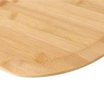 Bambus-Pizza-Paddel-Käse-Steak-Back-Serviertablett, Schneidebrett, 38.5x29.5x1cm – Bild 3