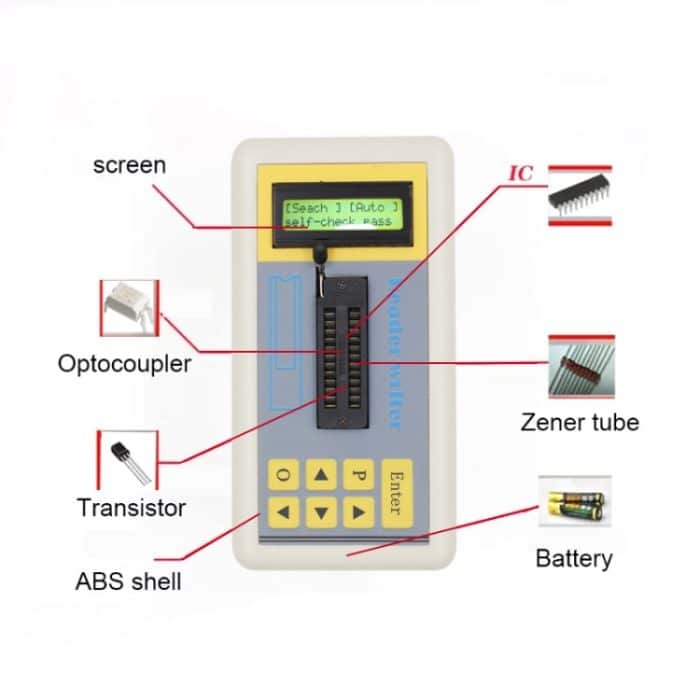 Integrierter Schaltkreistester, Transistor-IC-Tester, Host, Host+3 SOP Test Socket – Bild 3