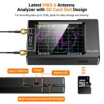 NANOVNA-H Verbesserte Version 2,8 Zoll TFT 50 kHz-1,5 GHz Vektor-Netzwerk-Antennenanalysator MF HF VHF UHF mit SD-Karte, 2.8 Inch – Bild 5