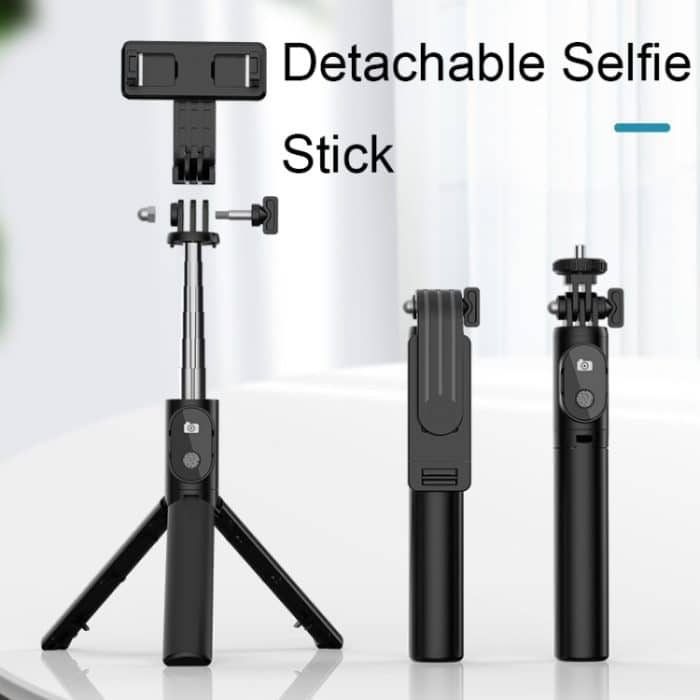 Tragbarer, um 360 Grad drehbarer, faltbarer Bluetooth-Selfie-Stick, Spezifikationen:, P20S 72cm, P20S-1 74cm, P20H 102cm, P20H-1 102cm – Bild 4