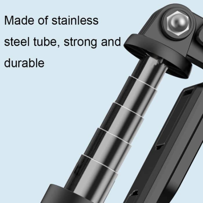 Tragbarer, um 360 Grad drehbarer, faltbarer Bluetooth-Selfie-Stick, Spezifikationen:, P20S 72cm, P20S-1 74cm, P20H 102cm, P20H-1 102cm – Bild 5