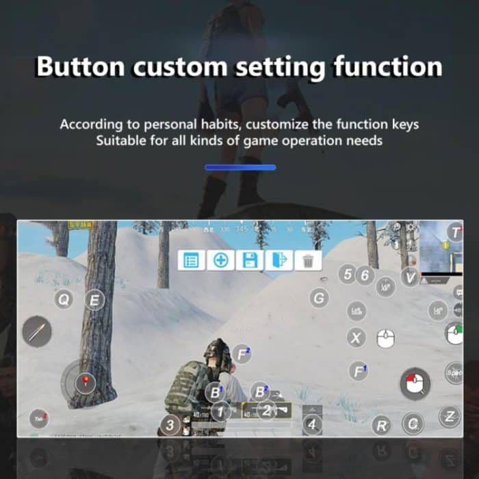 VR SHINECON S9 für Android/iOS-Telefone, kabelloser Bluetooth-Direct-Play-Spielgriff mit Halterung, S9 – Bild 8
