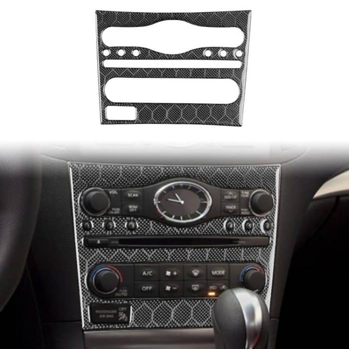 Für Infiniti G35/G37/G25/Q60 Konsole CD AC Schalter Panel B Modell Aufkleber – Bild 2