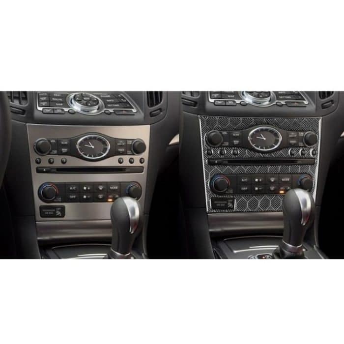 Für Infiniti G35/G37/G25/Q60 Konsole CD AC Schalter Panel B Modell Aufkleber – Bild 5