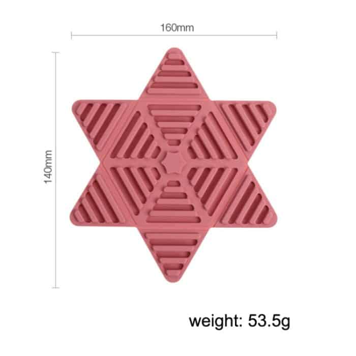 3 Stück faltbares Topfkissen, Silikon-Teetasse-Isolierpad, Haustisch, rutschfeste Tischsets, Red, Yellow, Blue, Green, Royal Blue, Pink, Grey, Dark Gray – Bild 3