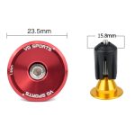 2 Paar Fahrrad-Erweiterungs-Lenkerstecker aus Aluminiumlegierung, 16-21mm Red, 16-21mm Green, 16-21mm Blue, 16-21mm Black, 16-21mm Titanium Color, 16-21mm Gold – Bild 3