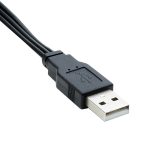 USB auf 3 RCA Bus 1 Stecker 3 Buchse AV-Audiokabel, 25cm, 1.5m – Bild 3