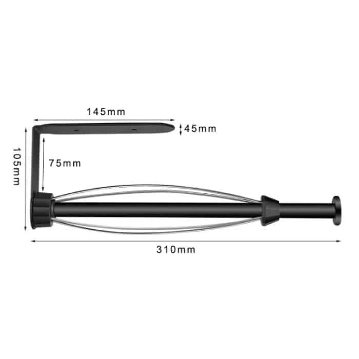 Rollenpapierhalter aus Edelstahl mit Dämpfungseffekt, Papierhandtuchhalter, Style 1 – Bild 3