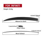 Für Infiniti G35/G37/G25/Q60 3 teile/satz Linkslenker Luftauslass Aufkleber, Left-hand Drive – Bild 3