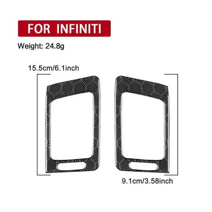 Für Infiniti G35/G37/G25/Q60 2 teile/satz Universal Air Outlet Aufkleber Für Links Und Rechts Fahren – Bild 4