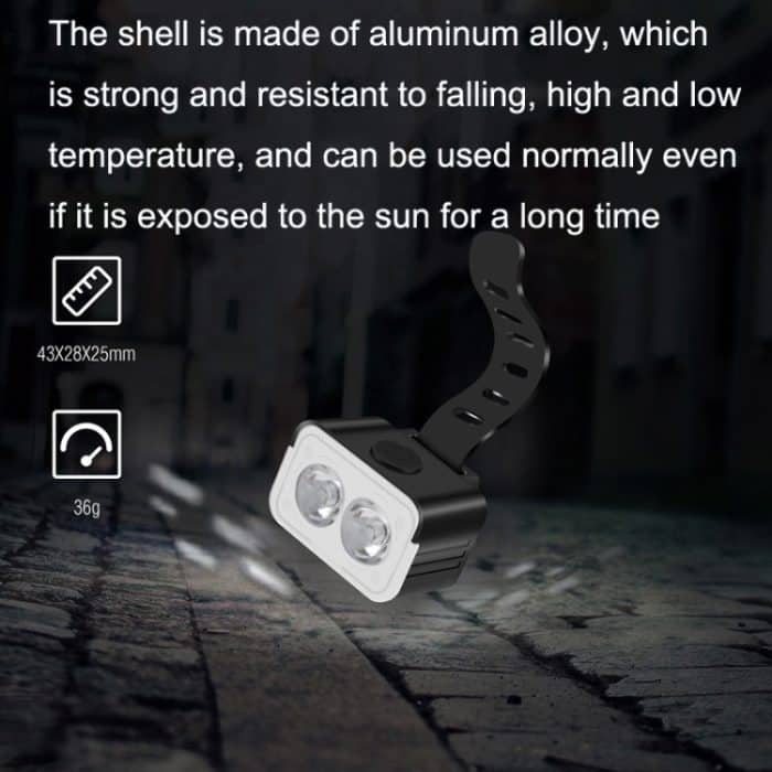 Fahrradlicht-Set mit USB-Ladefunktion für den Außenbereich, LED-Reitlampen-Set, Stil:, Front Light, Tail Light, Front Light+Tail Light – Bild 4