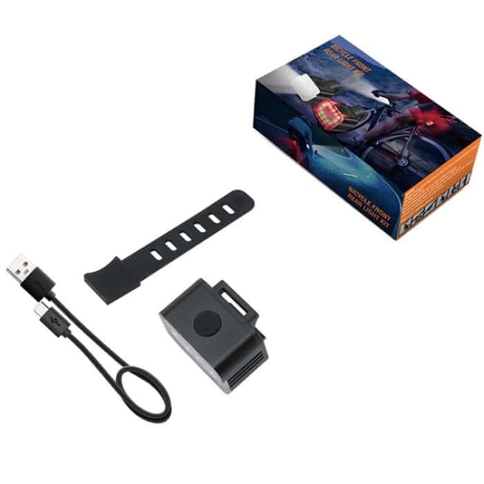 Fahrradlicht-Set mit USB-Ladefunktion für den Außenbereich, LED-Reitlampen-Set, Stil:, Front Light, Tail Light, Front Light+Tail Light – Bild 6