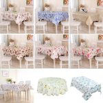 PEVA öl- und wasserbeständige Couchtisch-Tischdecke, 152x152cm, 90x90cm – Bild 2