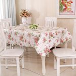 PEVA öl- und wasserbeständige Couchtisch-Tischdecke, 135x135cm, Round 183cm