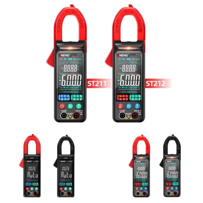 ANENG Großbild-Multifunktionsklemme Vollautomatisches Smart-Multimeter, ST211 Red, ST211 Black, ST212 Red DC Current, ST212 Black DC Current – Bild 2