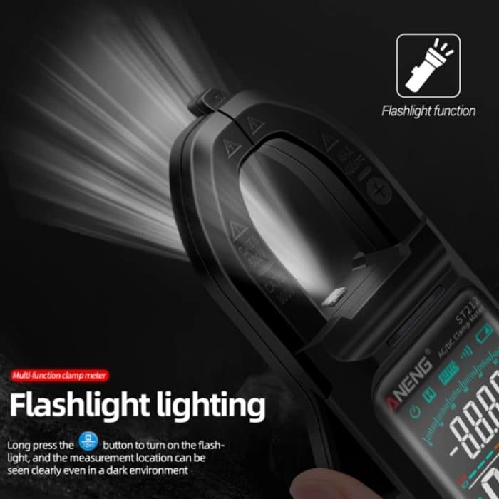 ANENG Großbild-Multifunktionsklemme Vollautomatisches Smart-Multimeter, ST211 Red, ST211 Black, ST212 Red DC Current, ST212 Black DC Current – Bild 5