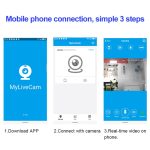 WiFi Intelligent Network Monitor HD Infrarot-Nachtsichtkamera, WK10 – Bild 9