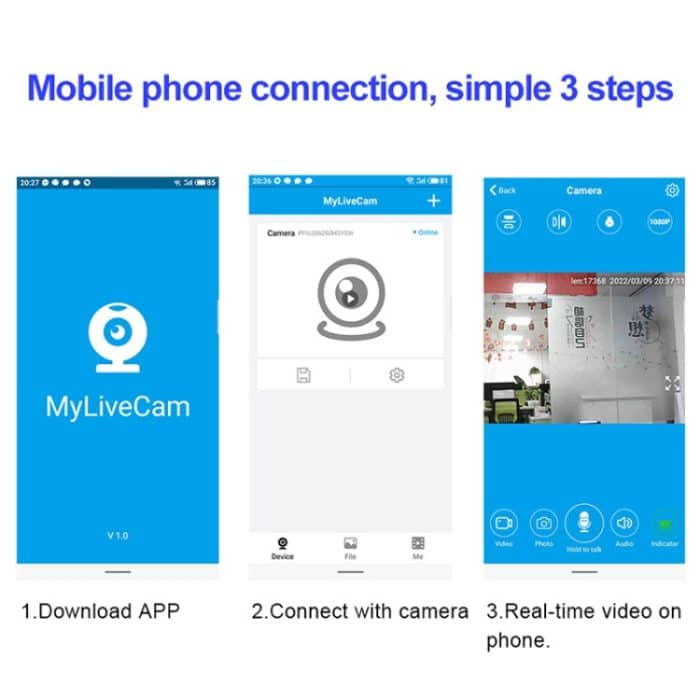 WiFi Intelligent Network Monitor HD Infrarot-Nachtsichtkamera, WK10 – Bild 9
