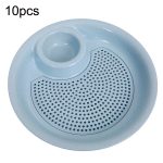 10 Stück mit Geschmacksschale, Knödelteller, Weizenstroh, doppellagige Abtropfschale