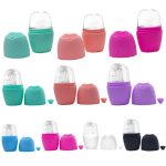 2 Stück L-03-01 Gesichts-Eisgerät, Massage-Eisroller, Schönheits-Make-up, Silikon-Gesichtseis-Tablett, Makeup Olive Green, Makeup Vitality Orange, Makeup Rose Red, Makeup Olive Green With Hole, Makeup Vitality Orange With Hole... – Bild 2