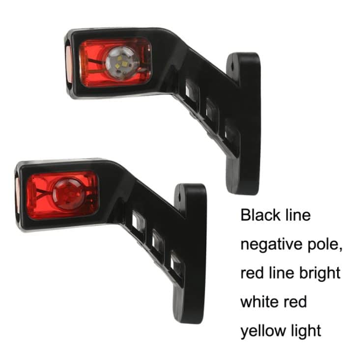 MK-216 1 Paar 12–24 V 9 LED Seitenmarkierungsbeleuchtung Umrissmarkierung LKW Licht Anhänger Seitenmarkierungsleuchten, 1pair MK-216 – Bild 4