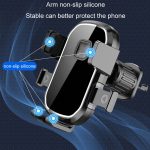 Auto-Luftauslass-Haken fester Navigations-Handyhalter, Mirror Black – Bild 3