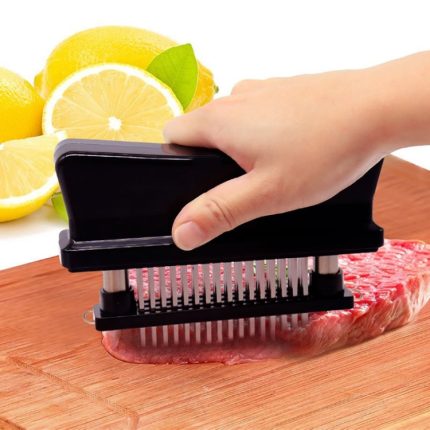 10B48 Tenderizer Pin Meat Looser 48 Pin Edelstahl-Fleischhammer, 10B48 Black, 10B48 White