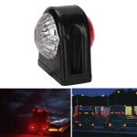 MK-249 10–30 V 8 LEDs rotes und weißes rundes Seitenlicht für LKW, MK-249 (Red White)