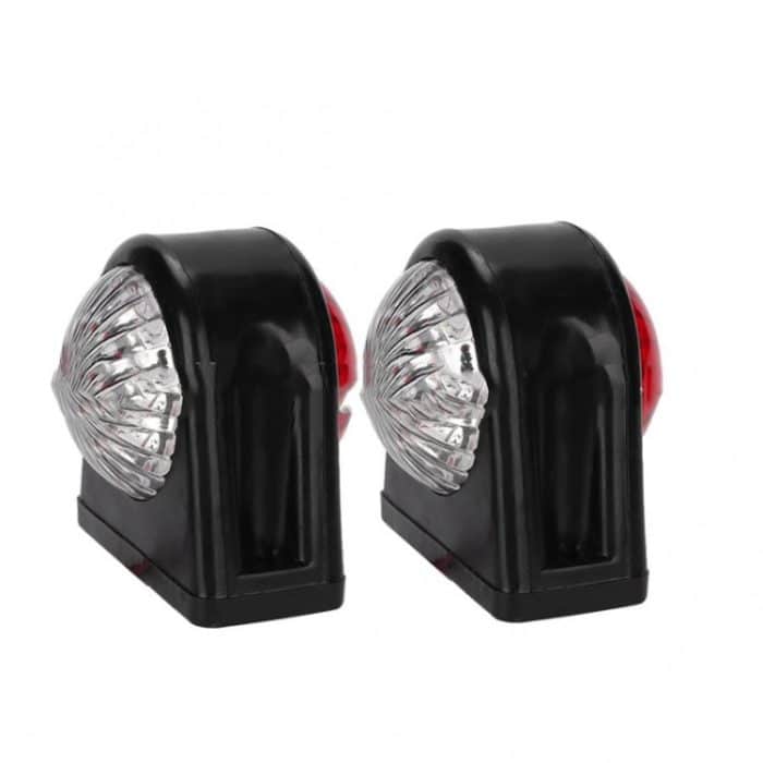 MK-249 10–30 V 8 LEDs rotes und weißes rundes Seitenlicht für LKW, MK-249 (Red White) – Bild 3