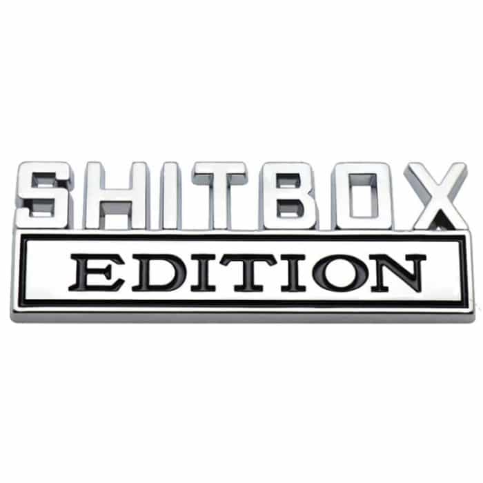 5 Stück Karosserie-Heck-Modifikations-Abzeichen-Schild – Bild 1