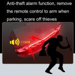 SF31 Fahrrad Smart Brake Rücklicht USB Alerter Night Ride Ride Mountain Vehicle Turn LED Rücklichter, SF31 New Remote Control – Bild 6