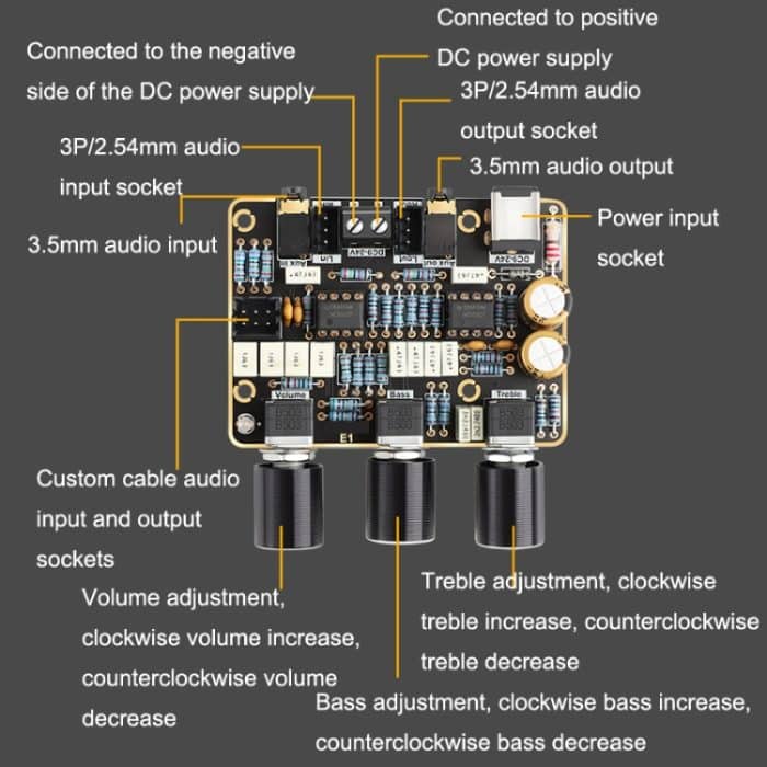 NE5532 Tuner Plate Active Filter Amplifier Board HIFI-Frontmodul Universal-Dual-Operation-Verstärker – Bild 7