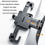 A09 5D Auto Universal-Einstellung U-förmige Kopfstütze aus Memory-Schaum, U-shaped (Black), U-shaped (Gray), U-shaped (Brown), With Stand  (U-shaped) – Bild 4