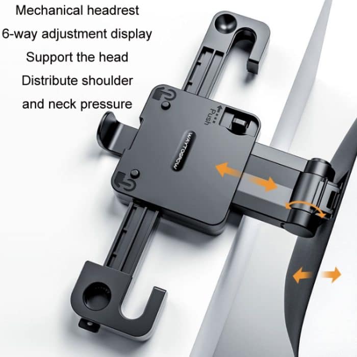 A09 5D Auto Universal-Einstellung U-förmige Kopfstütze aus Memory-Schaum, U-shaped (Black), U-shaped (Gray), U-shaped (Brown), With Stand  (U-shaped) – Bild 4
