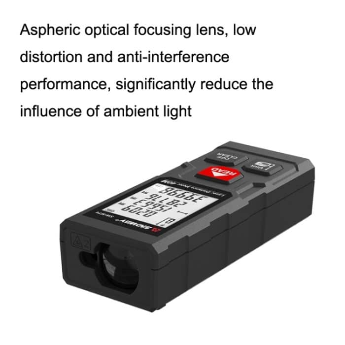 Infrarot-Entfernungsmesser Hochpräziser elektronischer Lineal-Laser-Entfernungsmesser, 40m – Bild 3